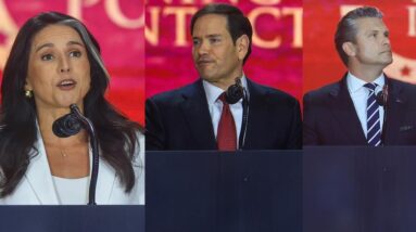 Tulsi Gabbard, Marco Rubio and Pete Hegseth speak at Charlie Kirk memorial