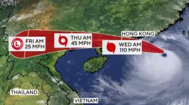 Super Typhoon Ragasa targets Southern China, Hong Kong