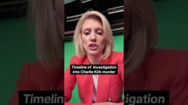 Timeline of investigation into Charlie Kirk murder #shorts