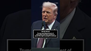 Department of Education to issue new guidance about prayer in public schools, Trump says #shorts