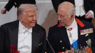 Trump attends state banquet at Windsor Castle