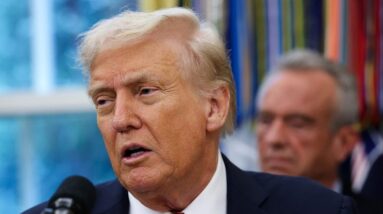 Trump says government shutdown is "probably likely"