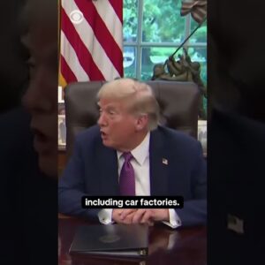 Trump says high Federal Reserve interest rates weigh on economy #shorts