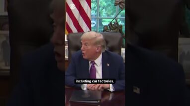 Trump says high Federal Reserve interest rates weigh on economy #shorts