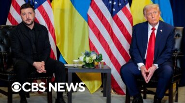 Trump takes questions during meeting with Zelenskyy