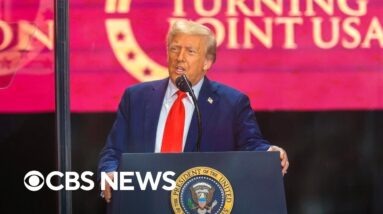 Trump tells Charlie Kirk memorial crowd "I hate my opponent"