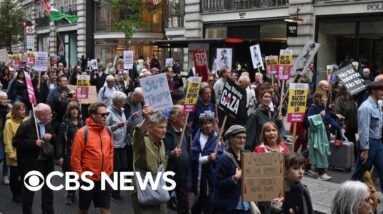 Trump's U.K. visit draws protests in London