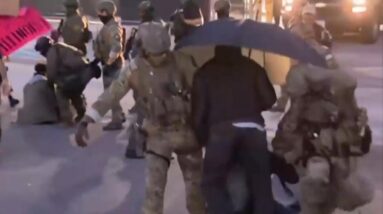 Video shows ICE protesters being dragged by agents near Chicago