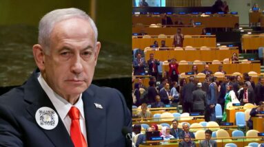 Watch: Dozens of delegates walk out at start of Netanyahu’s U.N. speech