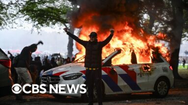 Watch: Right-wing protest in the Netherlands erupt into violence