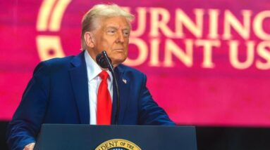 Watch: Trump speaks at Charlie Kirk's memorial service