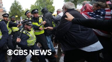 Watch: “Unite the Kingdom” right-wing protests, clashes with police