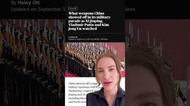 What weapons China showed off in its military parade #shorts
