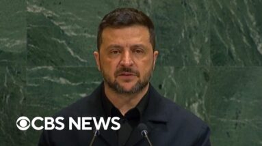 Zelenskyy warns Putin wants to expand Russia's war in Europe during U.N. speech