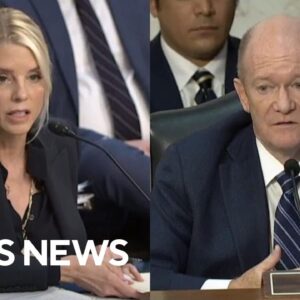 Watch: Pam Bondi declines to comment on legal justification for Venezuela boat strikes