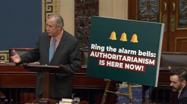 Watch: Sen. Jeff Merkley begins Senate marathon speech to protest Trump's policies