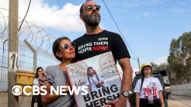 Parents of slain hostage react to release of living Israeli hostages by Hamas