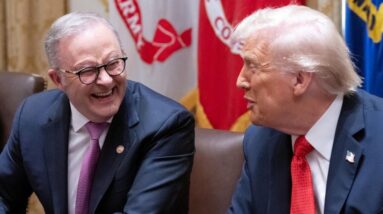 Trump takes questions in Oval Office meeting with Australian prime minister
