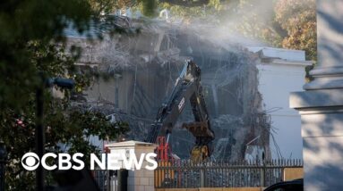 Demolition begins on White House East Wing for Trump's ballroom
