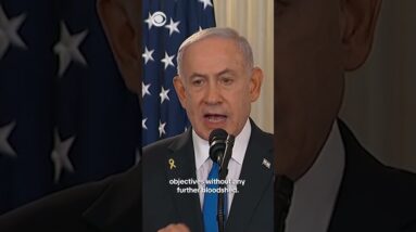 Israeli Prime Minister Benjamin Netanyahu speaks on peace proposal for Gaza #shorts