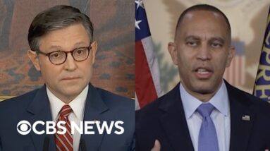 Watch: Republican, Democratic leaders speak as government shutdown enters Day 8