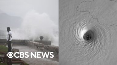 Footage shows Hurricane Melissa hitting Jamaica