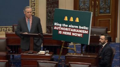 Senate vote on funding bill fails again after marathon floor speech from Merkley | full video