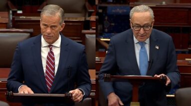 Watch: Thune and Schumer speak on Senate floor on government shutdown Day 3