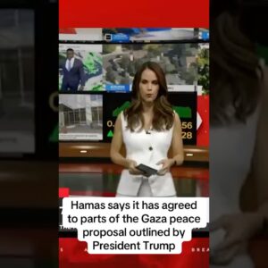 Hamas says it has agreed to parts of Trump's Gaza peace proposal #shorts