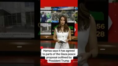 Hamas says it has agreed to parts of Trump's Gaza peace proposal #shorts