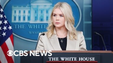White House holds briefing amid ballroom renovation, government shutdown | full video