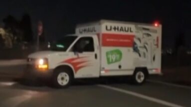 Officers shoot at U-Haul truck near protests outside California Coast Guard base