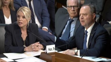 Watch: Bondi has heated back-and-forth with Schiff during questioning about Homan