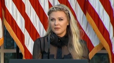 Erika Kirk speaks at Charlie Kirk Presidential Medal of Freedom ceremony