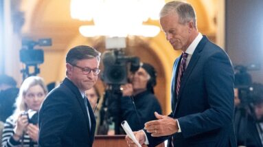 Thune and Johnson on if they take any responsibility for the government shutdown