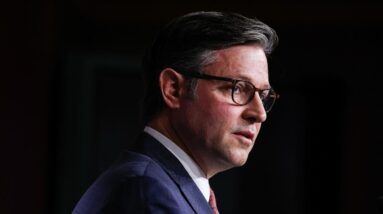 Mike Johnson continues to blame Democrats for the government shutdown