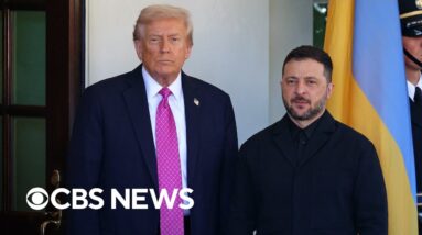 Trump meets Zelenskyy at White House after speaking with Putin | full video