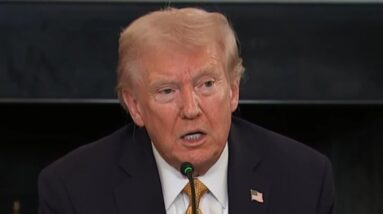 Trump says "the land is going to be next" while speaking about U.S. strikes on alleged drug boats