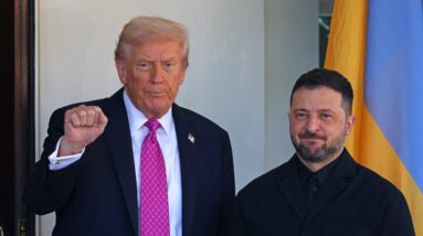 Watch Live: Zelenskyy holds press briefing after Trump meeting on Russia-Ukraine war | CBS News