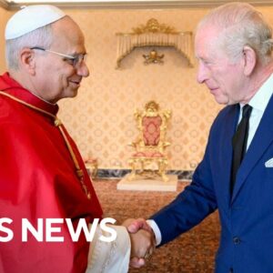 Pope Leo and King Charles make history by praying together