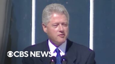 From the archives: President Bill Clinton celebrates 200 years of the White House in 2000