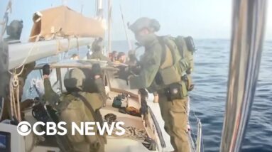 Watch: Israeli forces intercept Gaza aid flotilla vessels, world leaders react as protests break out