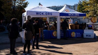 Furloughed federal workers seek help from World Central Kitchen as shutdown continues