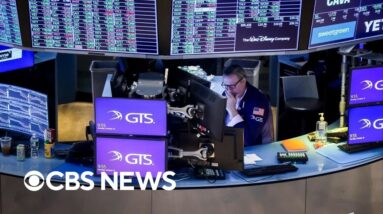 U.S. stock markets rebound after sharp dip Friday over potential tariff increase on China