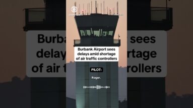 Airports experiencing flight delays amid shortage of air traffic controllers #shorts