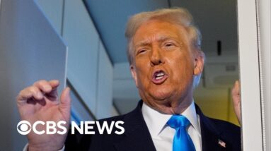 Trump acknowledges he's "not allowed" to run for third presidential term