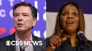 White House standing with prosecutor Lindsey Halligan after cases dismissed against Comey, James