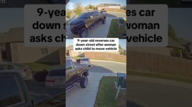 9-year-old in San Antonio told to move car and loses control #shorts