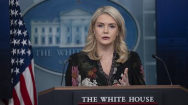Watch Live: White House speaks after Epstein emails referencing Trump released by House Democrats
