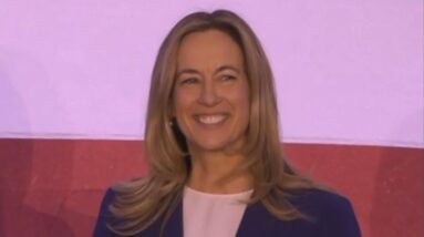 Watch: Mikie Sherrill's victory speech as CBS News projects her to win New Jersey governor race